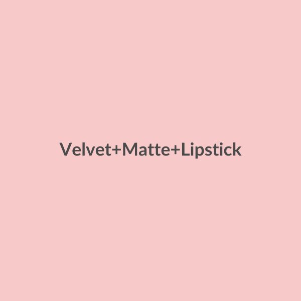 Velvet Matte Lipstick